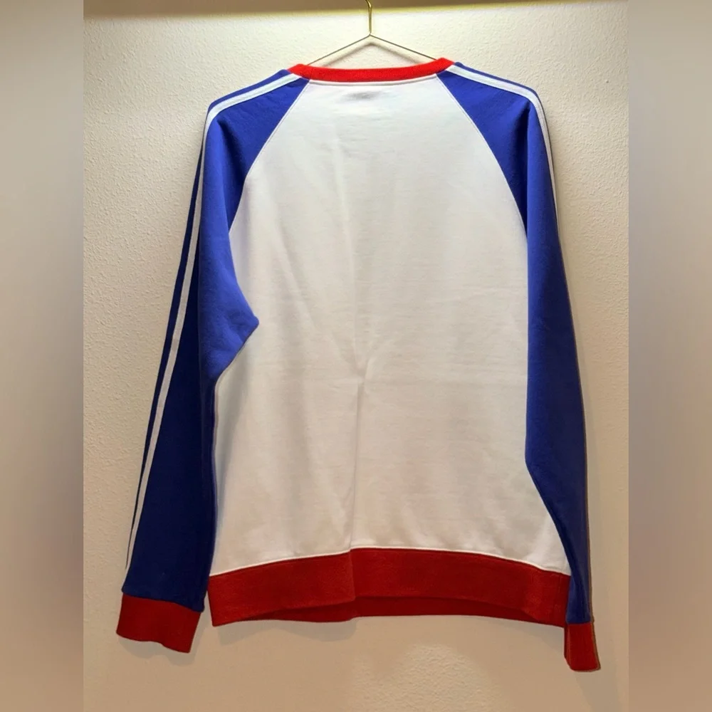 Gucci White, Blue & Red Logo Crewneck Sweater - Picture 3 of 5